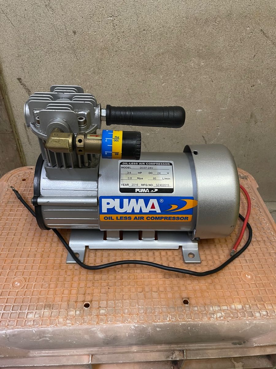 PUMA オイルレスエアーコンプレッサー24V エアーコンプレッサー PUMA オイルレスエアーコンプレッサー24V エアーコンプレッサー