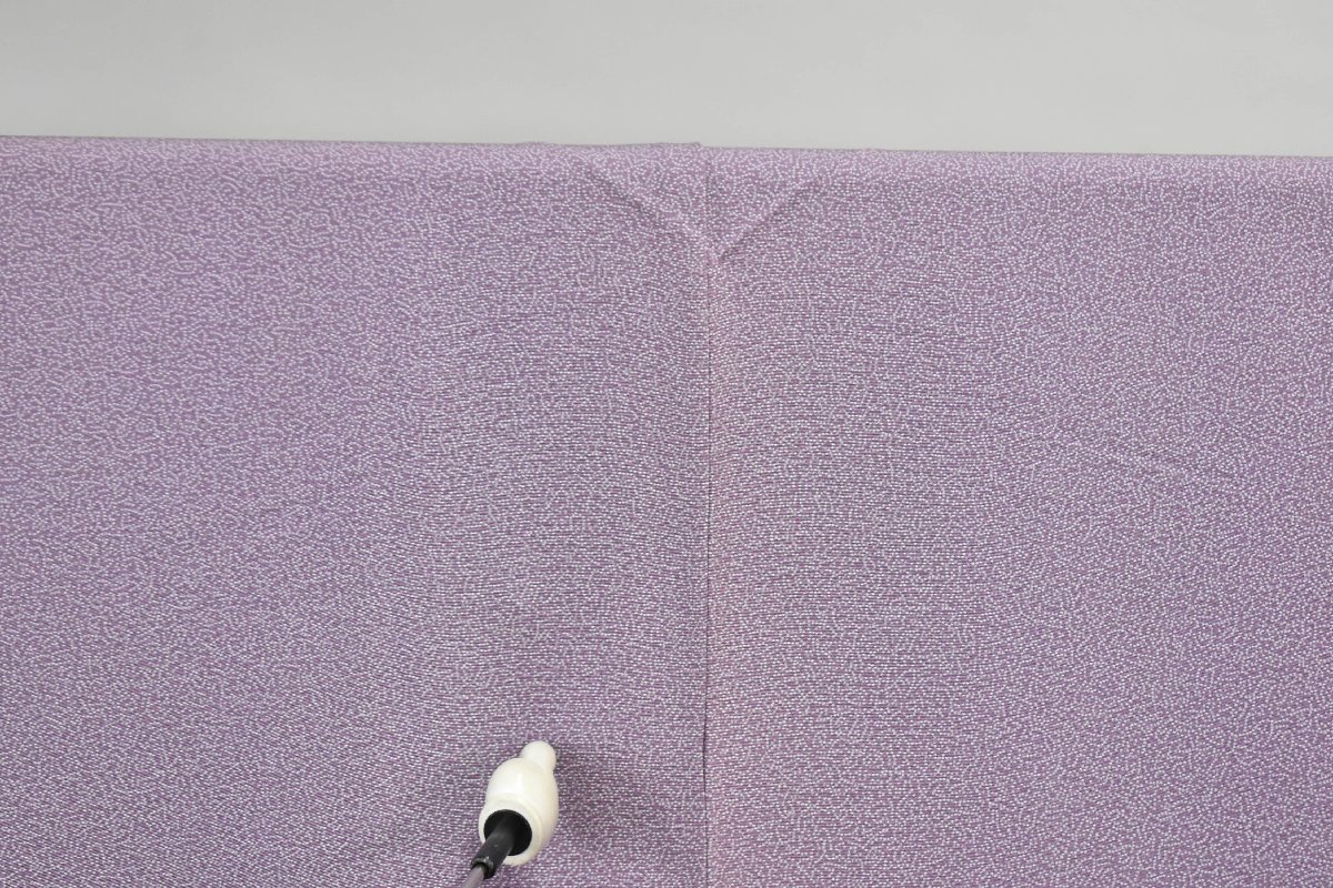 小紋 着物 薄紫色 モダン リメイク素材 おしゃれ 身丈164.5cm 裄丈68cm ☆kb-4591_画像9