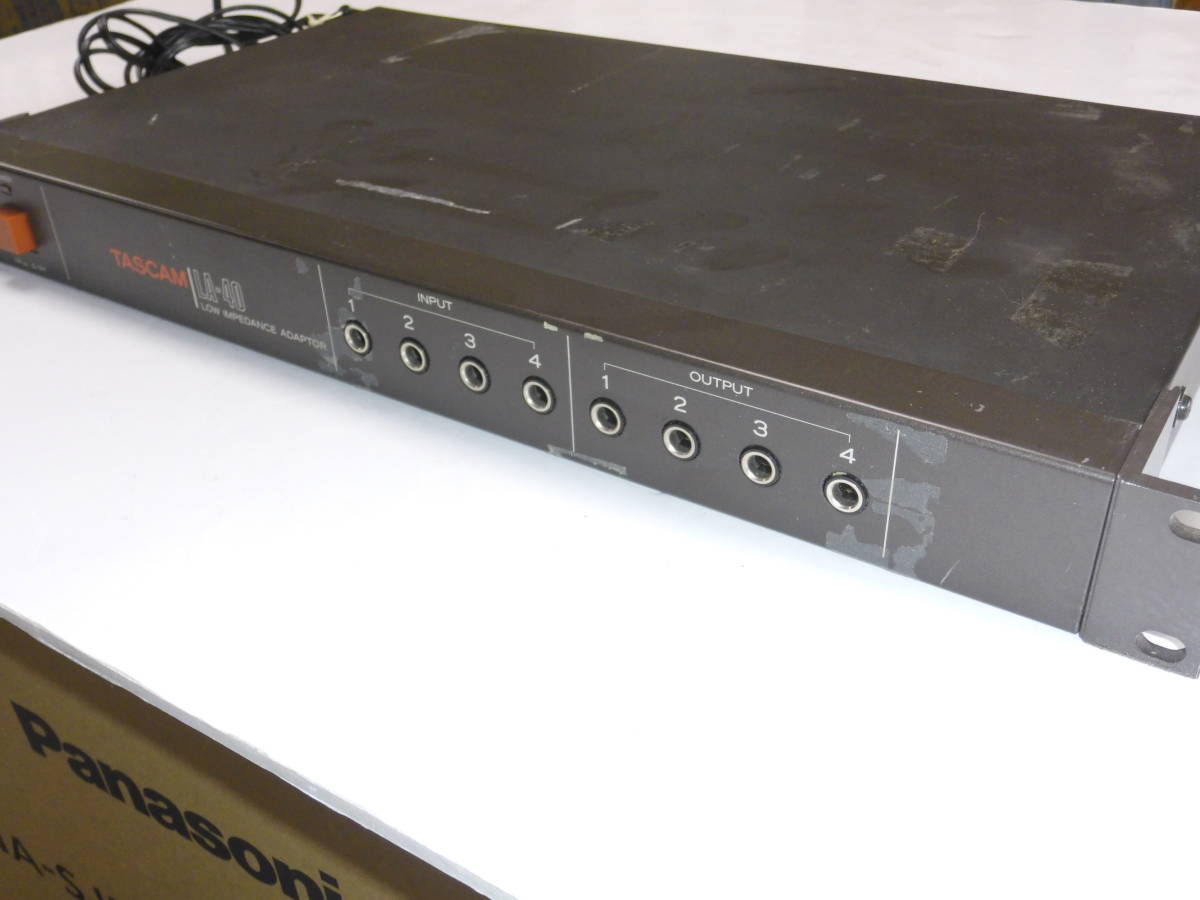 Yahoo!オークション - 中古音響機材 TASCAM LA-40 アンバランス Yahoo!オークション - 中古音響機材 TASCAM LA-40 アンバランス
