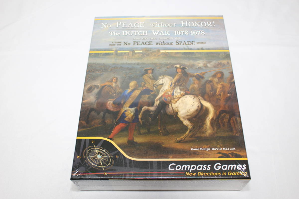 (Compass Games)NO PEACE WITHOUT HONOR オランダ戦争、日本語訳付、未開封新品