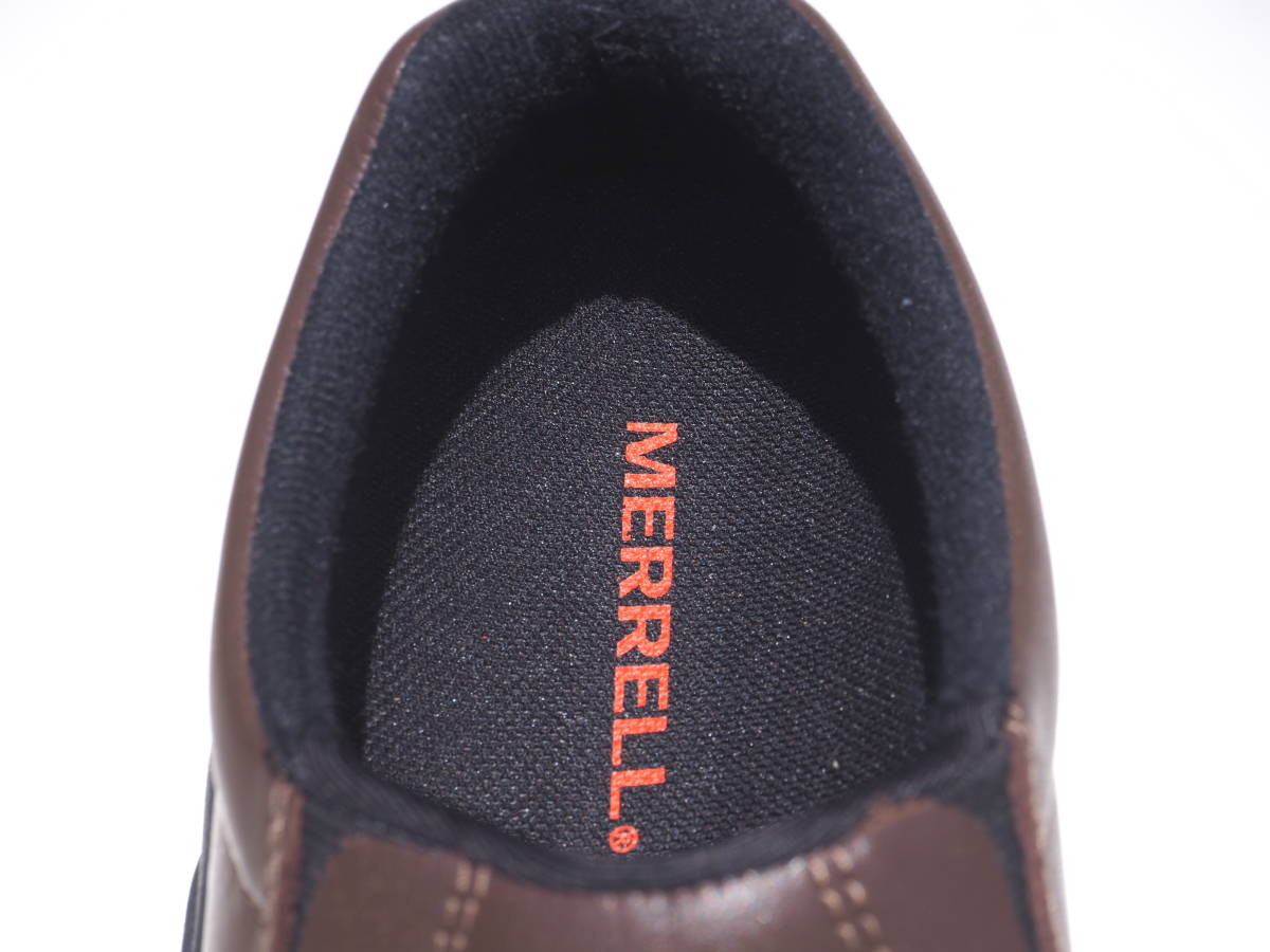  dead!! US 9 /27cm не использовался!! MERRELL JUNGLE MOC LEATHER DARK BROWNmereru Jean grumok кожа 