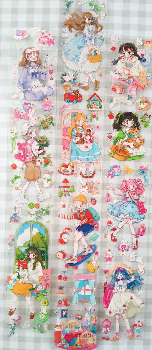 切り売り】海外マステ 人物マステ 普通小狗絵師様 4種セット 切り売り】海外マステ 人物マステ 普通小狗絵師様 4種セット