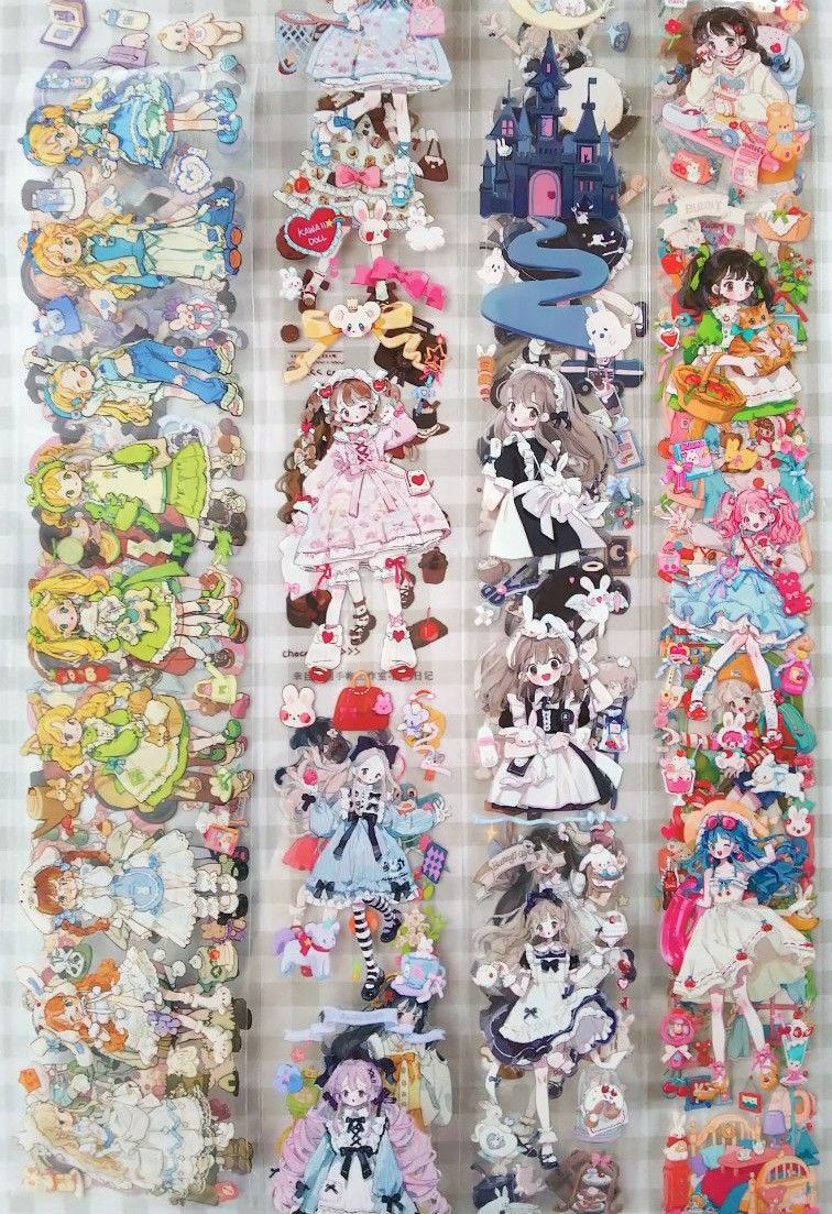 切り売り】海外マステ 人物マステ 普通小狗絵師様 4種セット 切り売り】海外マステ 人物マステ 普通小狗絵師様 4種セット