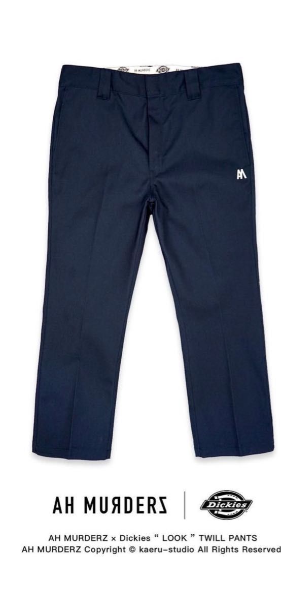 【AH MURDERZ × Dickies】PANTS NAVY 34 L