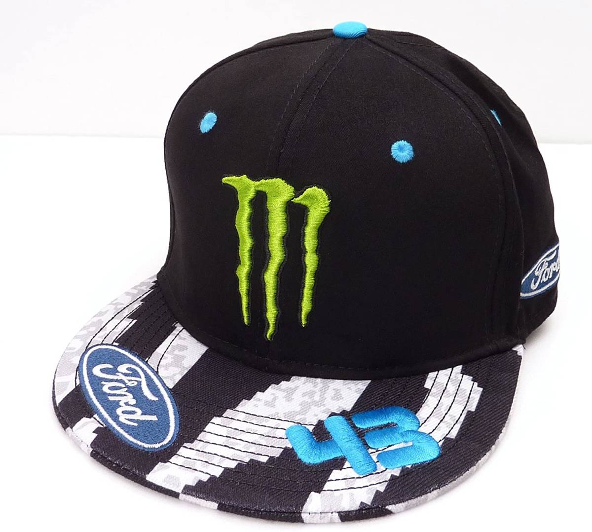 HOONIGAN MONSTER ENERGY モンスターエナジー FLAT VISOR HRD ベースボールキャップ（ブラック） (L-XL 59-61cm) 【並行輸入品】