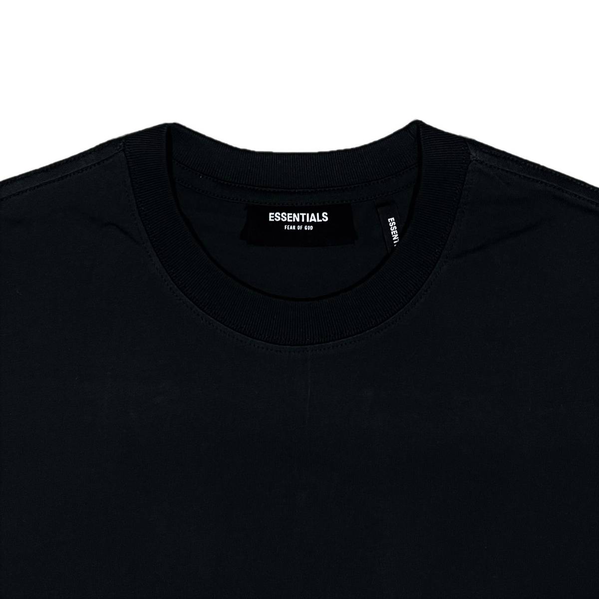 [並行輸入品] FEAR OF GOD FOG ESSETIALS エッセンシャルズ REFLECTIVE リフレクター 半袖 Tシャツ (ブラック) (S)