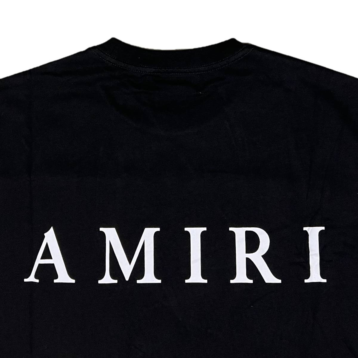 [並行輸入品] AMIRI アミリ MA CORE ロゴ 半袖 Tシャツ (ブラック) (L)