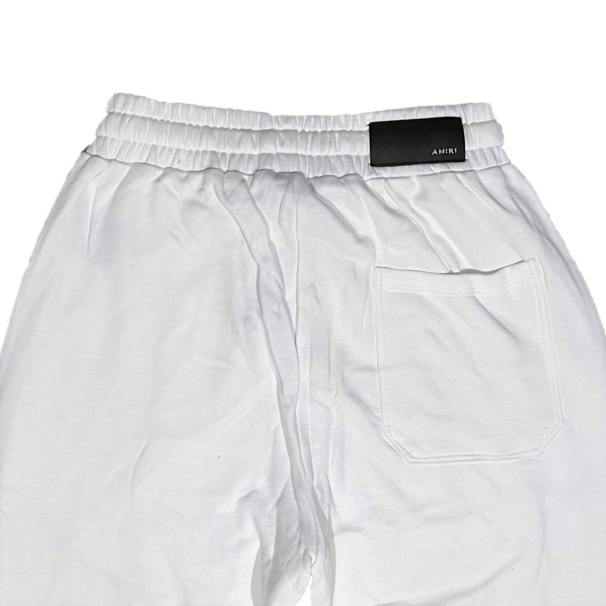 【翌日発送可能】 アミリ AMIRI [並行輸入品] Zoltar (L) (ホワイト) スウェットパンツ PANTS SWEAT ロゴ L