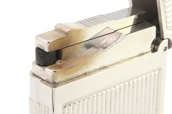 デュポン ガスライター ライン2 アラベスク 16622 シルバー 真鍮 中古 煙草 タバコ 喫煙具 S.T.Dupont_画像3