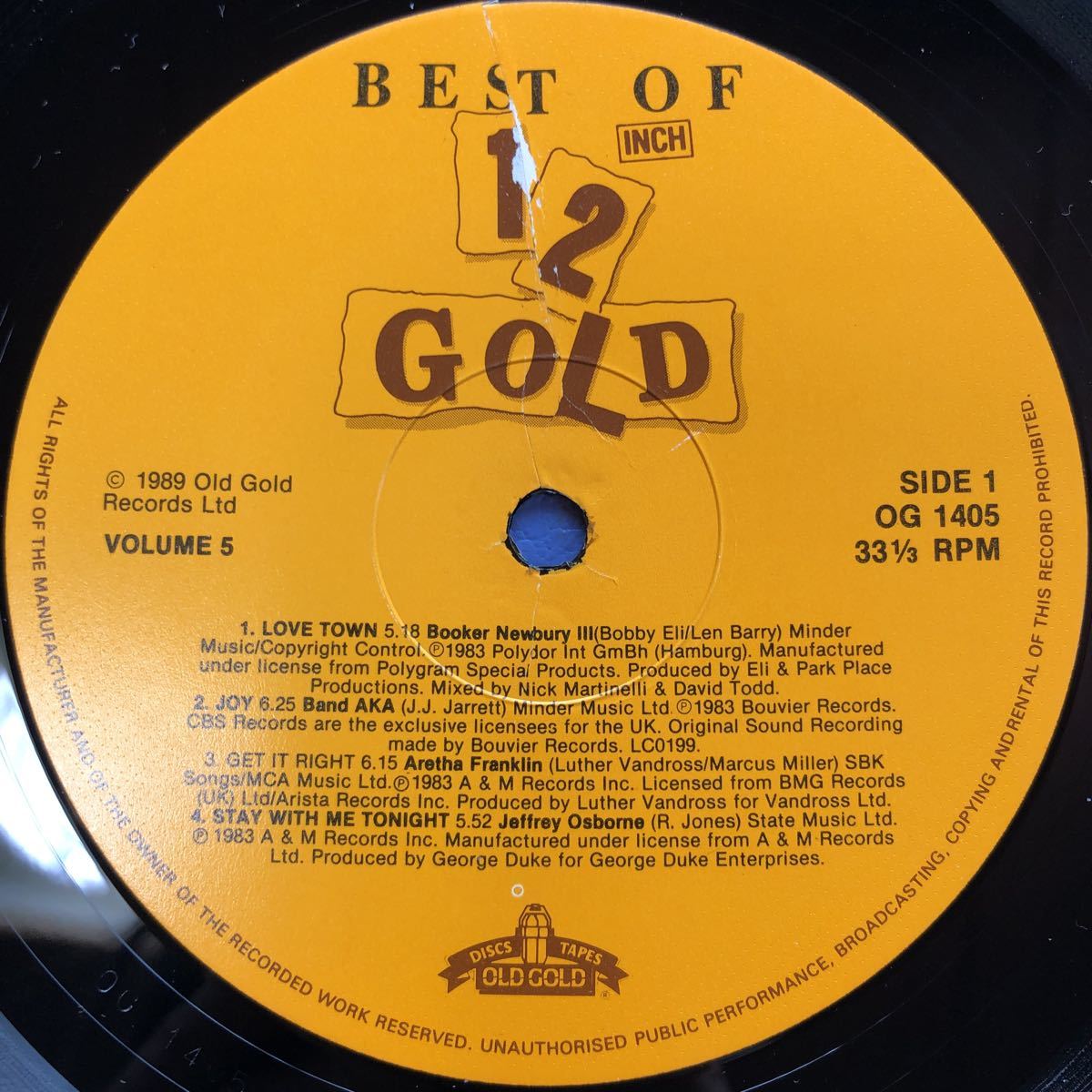 V.A. Best of 12inch Gold 8 Dance Greats LP レコード 5点以上落札で送料無料P_画像3