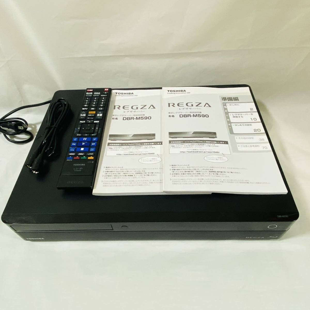 東芝 TOSHIBA ブルーレイディスクレコーダー dbr-m590-