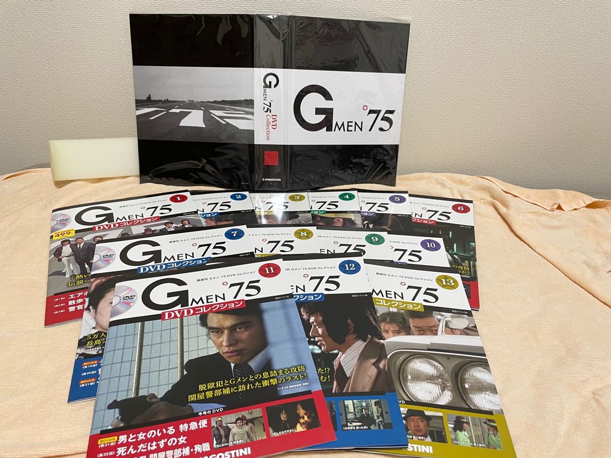 Gメン75 DVDコレクション デアゴスティーニ 1〜13巻 DVDバインダー付属 Yahoo!フリマ（旧）