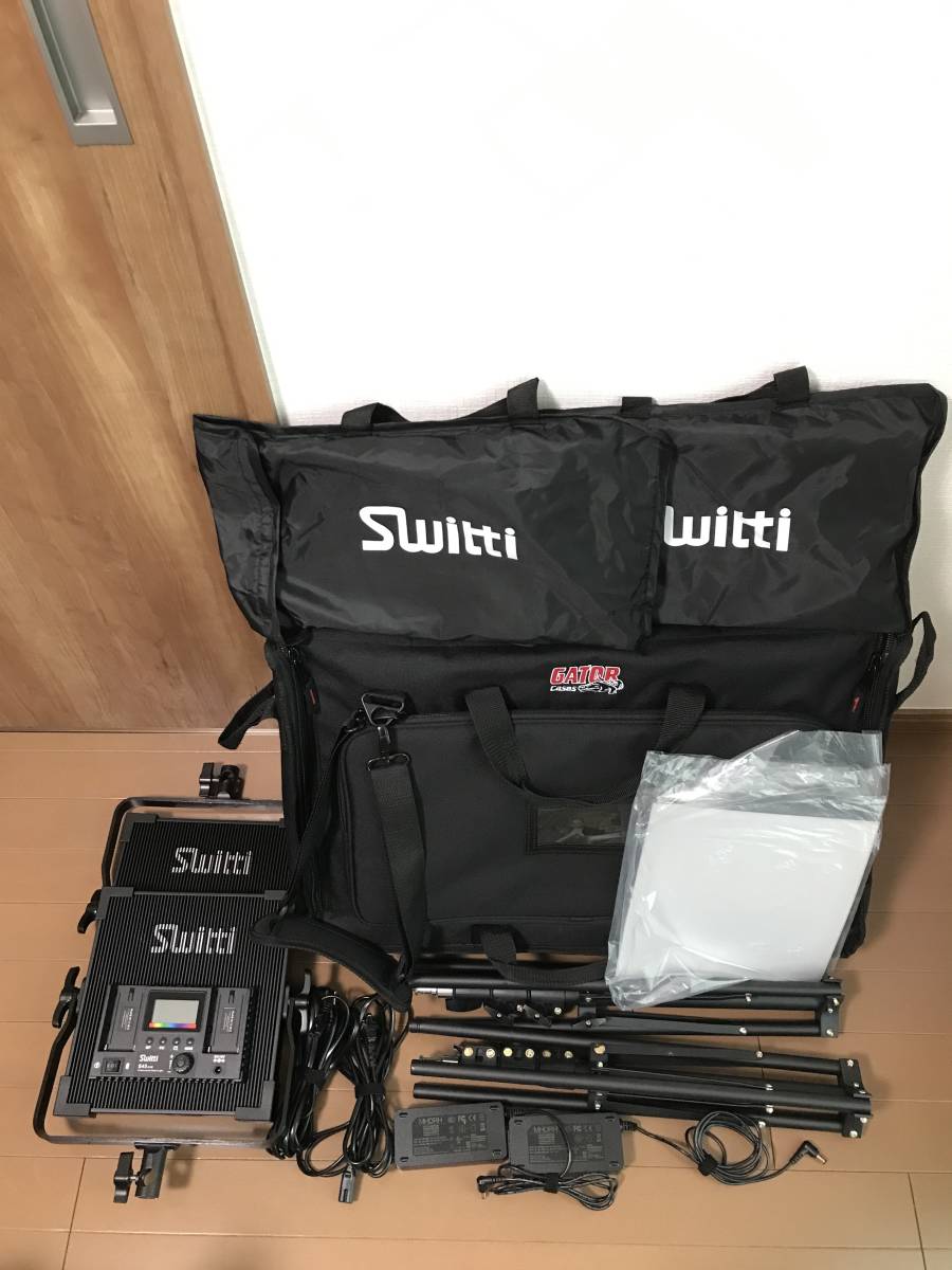 ☆Switti☆S45RGB☆LED撮影用ライト2個セット☆プロフェッショナル
