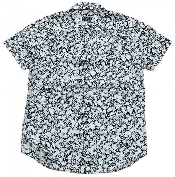 VISION Vision × Grime effect total pattern Skull short sleeves shirt 