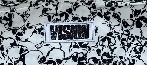 VISION Vision × Grime effect total pattern Skull short sleeves shirt 