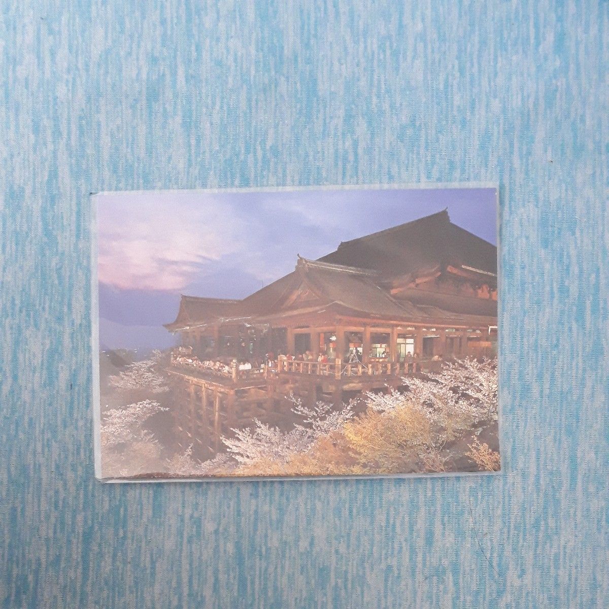清水寺の夜桜ポストカード