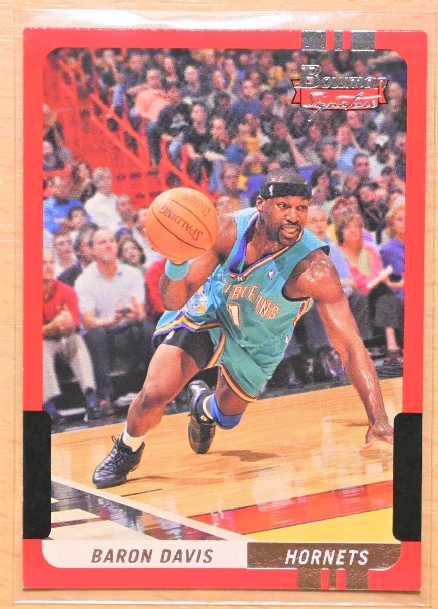 BARON DAVIS (バロン・デイビス) 2004 TOPPS BOWMAN トレーディングカード 【NBA,シャーロットホーネッツ,CHARLOTTE HORNETS】_画像1