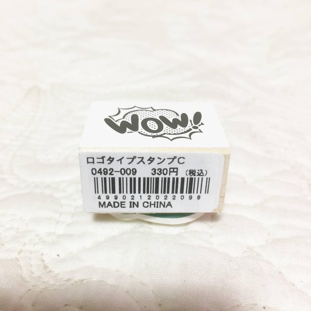 新品　ロゴタイプ　「WOW!」　スタンプ_画像2