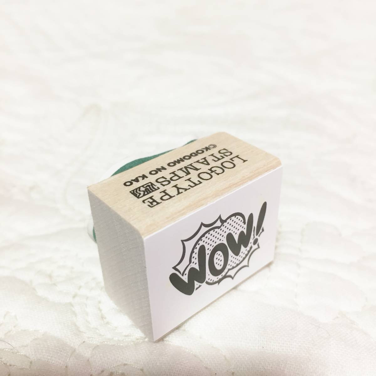 新品　ロゴタイプ　「WOW!」　スタンプ_画像6