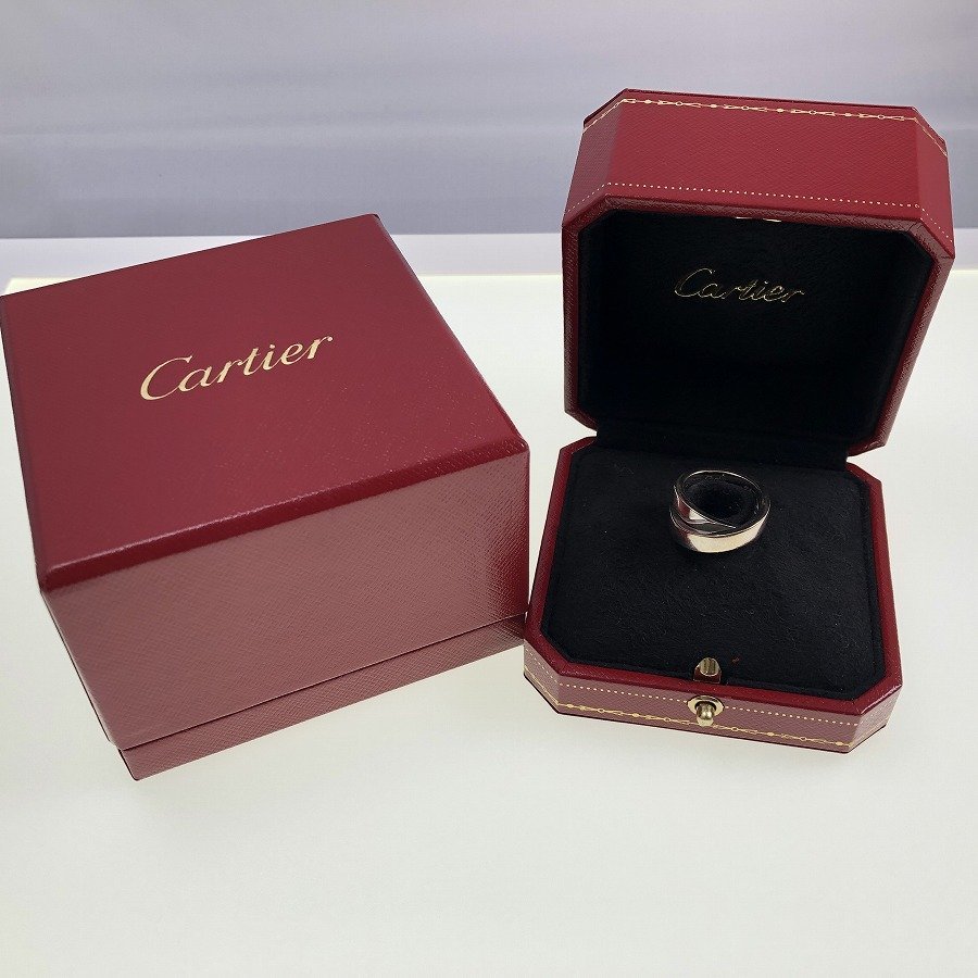 Cartier カルティエ エスプリ ド パリ リング 指輪 750 K18WG 14.6ｇ 7号 箱付[03-2266