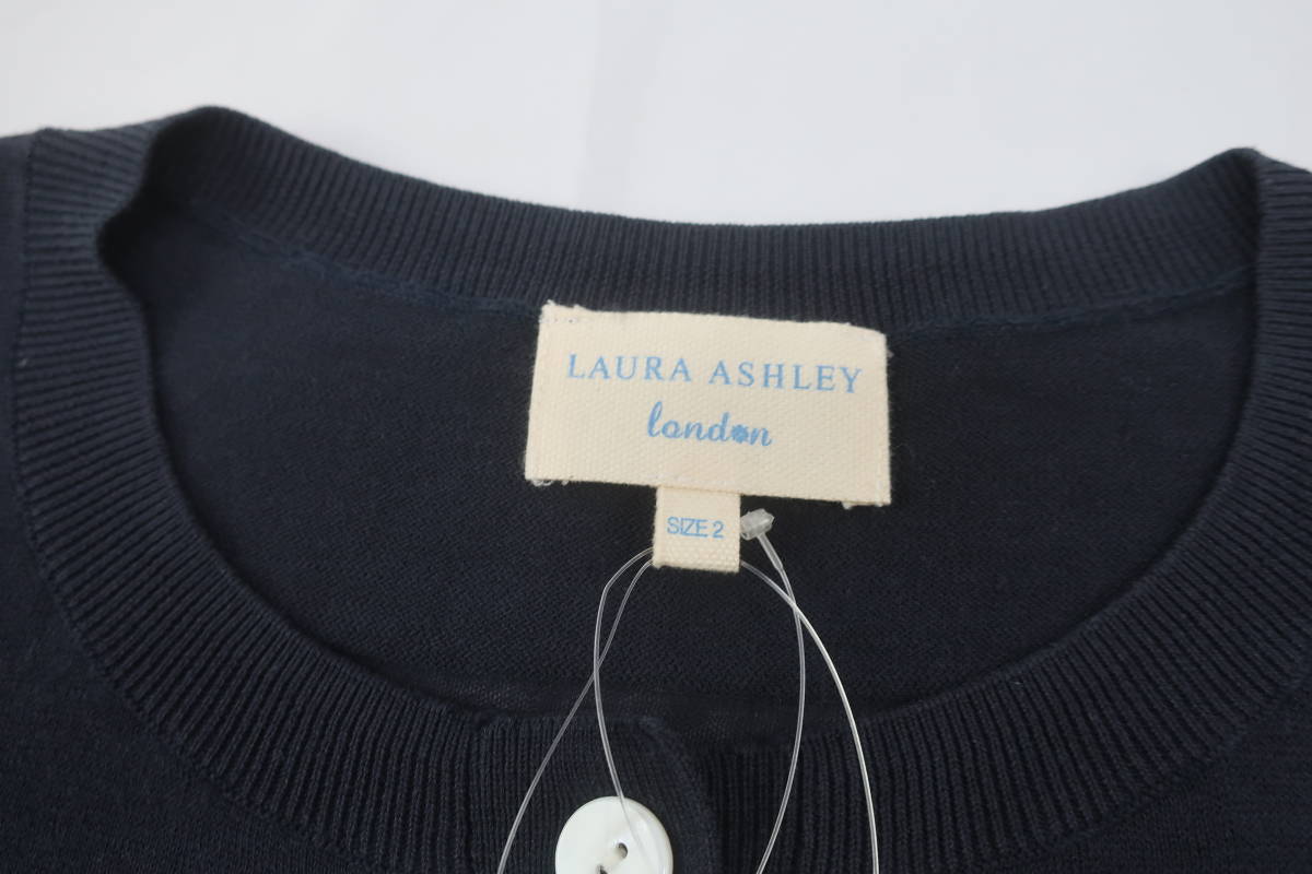 送900円】 3263 未着用品 LAURA ASHLEY ローラアシュレイ 半袖ニット