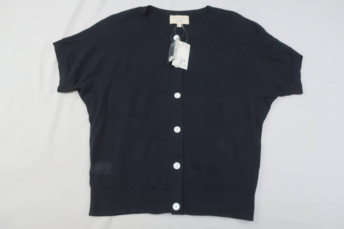送900円】 3263 未着用品 LAURA ASHLEY ローラアシュレイ 半袖ニット