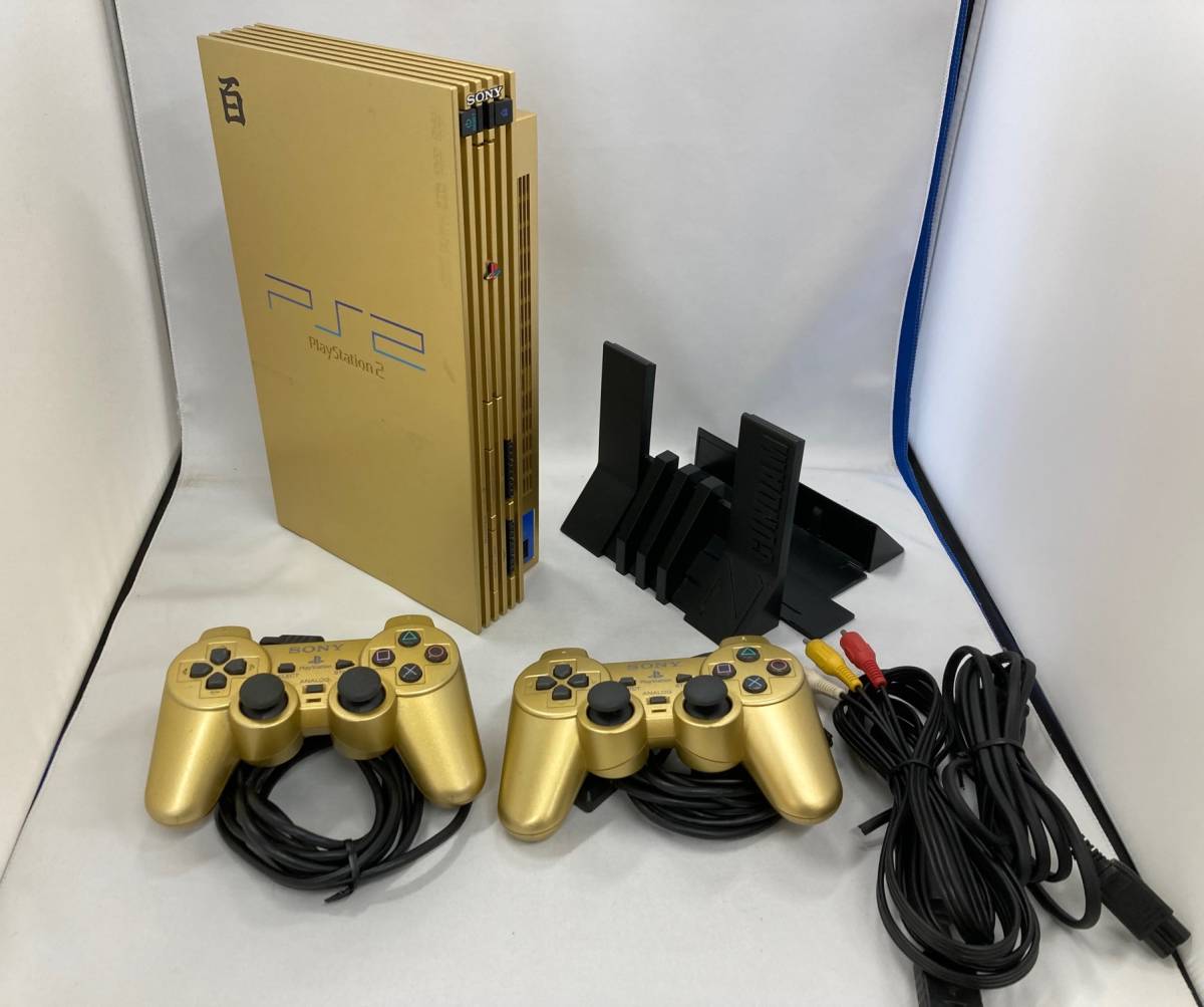 X762 SONY ソニー PlayStation2 SCPH-55000 GU 百式 ゴールド