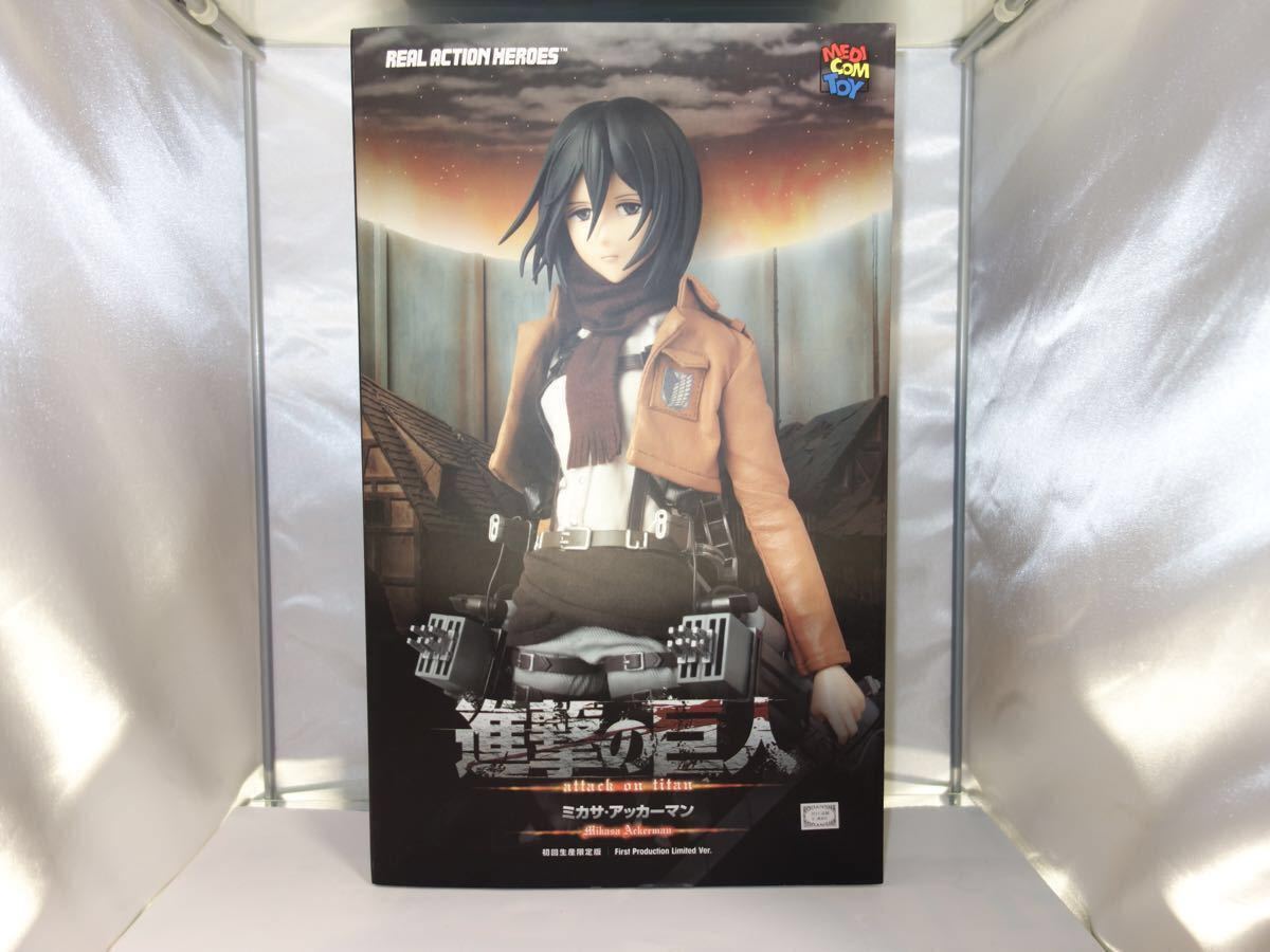 【初回限定版】RAH進步巨人Mikasa Ackerman 1/6比例真實動作英雄 原文:【初回生産限定版】RAH 進撃の巨人 ミカサ・アッカーマン 1/6スケール リアルアクションヒーローズ 