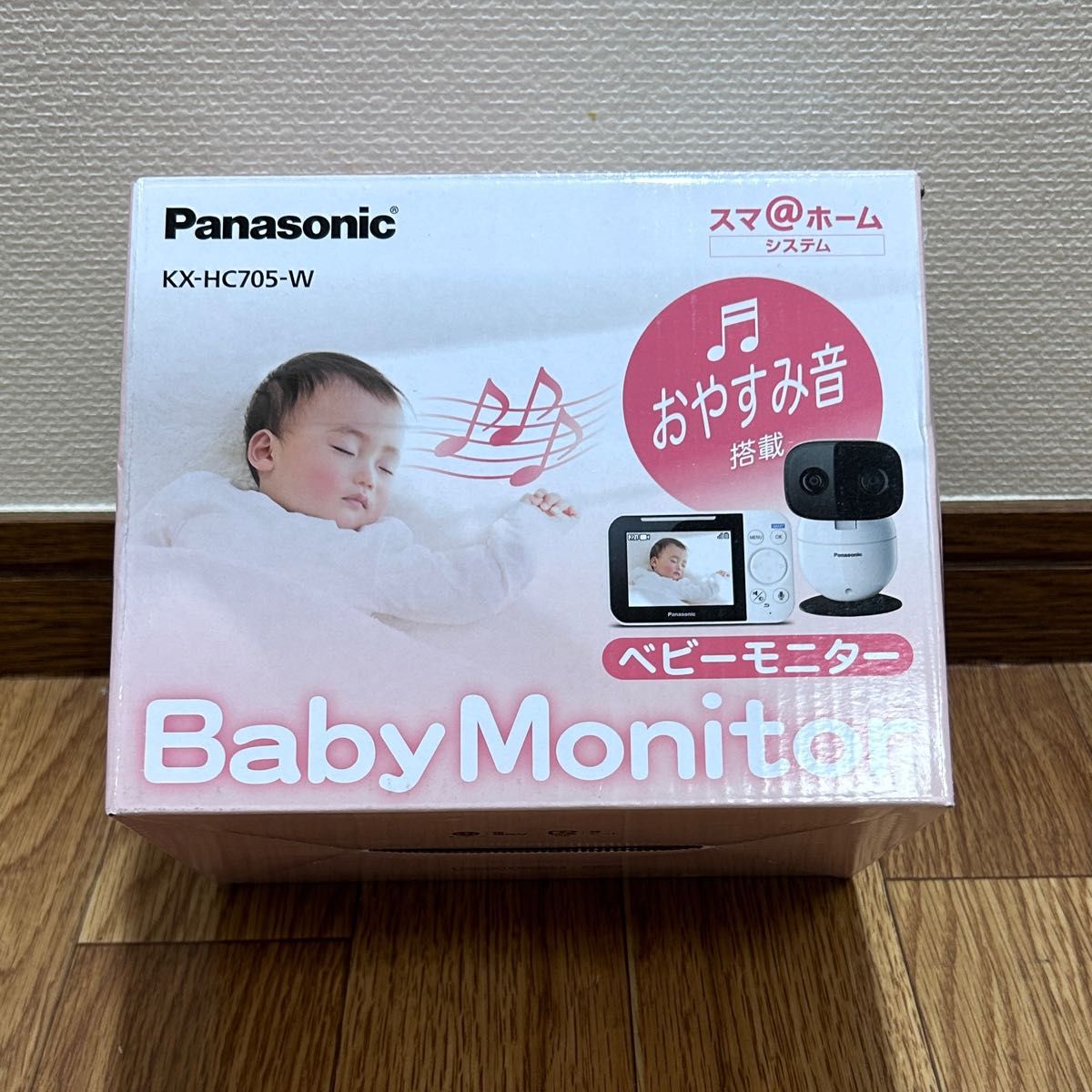 パナソニック モニター付き屋内カメラ ベビーモニター KX-HC705-W