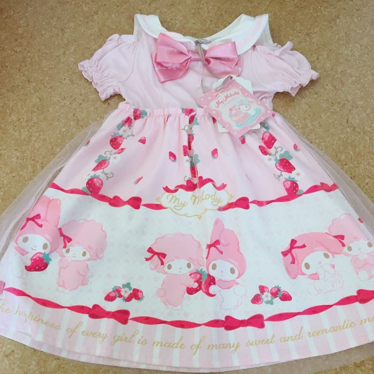 マジョリカ マイメロコラボワンピース 110 新品タグ付き|Yahoo マジョリカ マイメロコラボワンピース 110 新品タグ付き|Yahoo