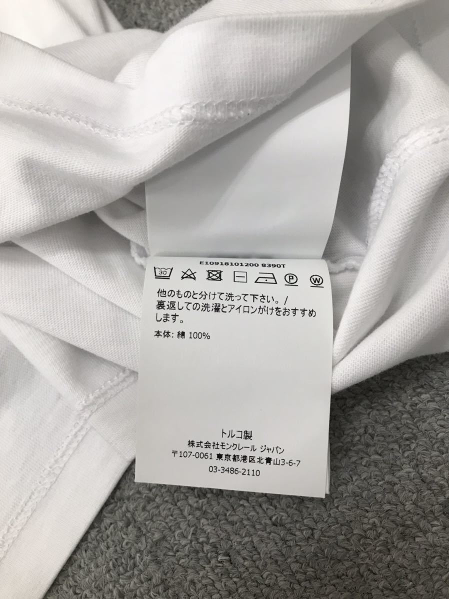 超美品 モンクレール Vネック Tシャツ サイズL_画像5