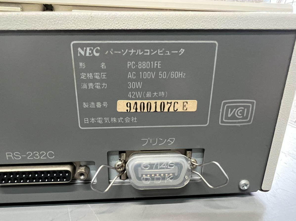 NEC PC-8801FE PC-8800 レトロPC キーボード TYPE C スーパー