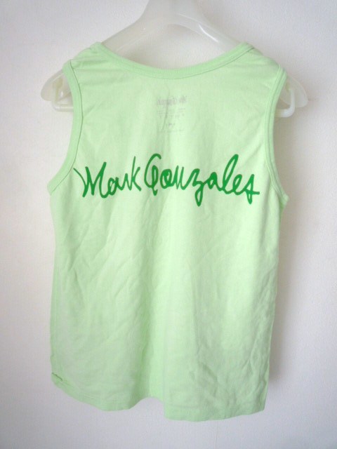 ◎マーク ゴンザレスMark Gonzales タンクトップ緑　SIZE　M_画像2