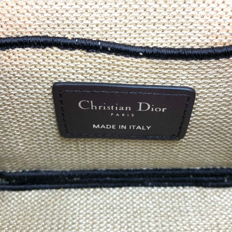 クリスチャン・ディオール Christian Dior スモールバニティ ブラック×ベージュ ショルダーバッグ レディース 中古_画像6
