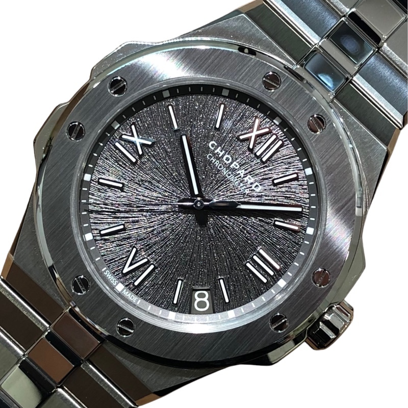  Chopard Chopard Alpine Eagle 41 298600-3002 gray wristwatch men's used 