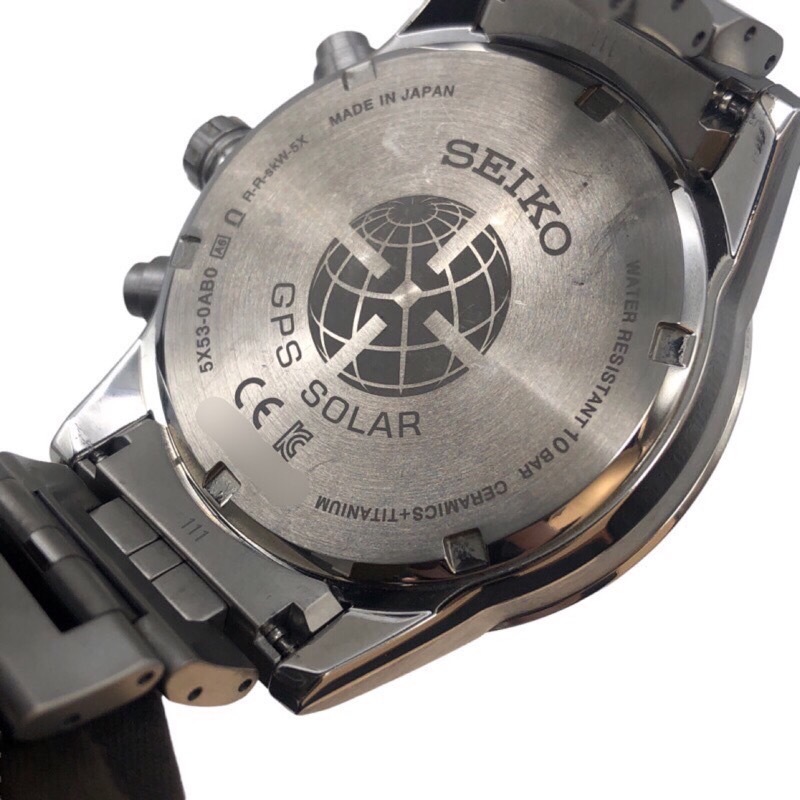 セイコー SEIKO アストロン SBXC003 腕時計 メンズ ブラック 中古_画像4