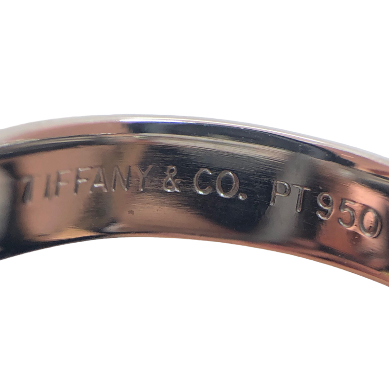 ティファニー TIFFANY＆CO ドッツ ソリティアリング Pt950プラチナ ジュエリー 中古_画像3