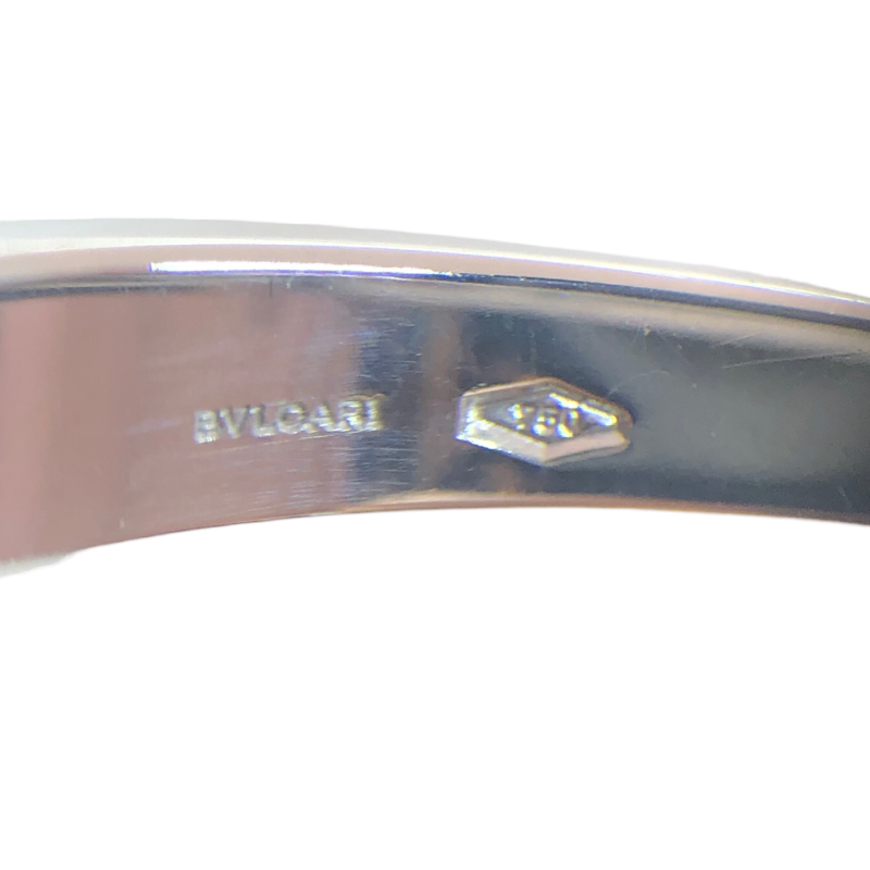 ブルガリ BVLGARI ビー・ゼロワン エレメントリング 1Pダイヤモンド K18ホワイトゴールド 750WG ジュエリー 中古_画像6