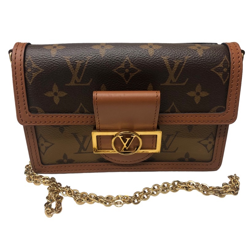 ルイ・ヴィトン LOUIS VUITTON ポルトフォイユ・ドーフィーヌ M68746 モノグラム×モノグラムリバース ショルダーバッグ レディース 中古