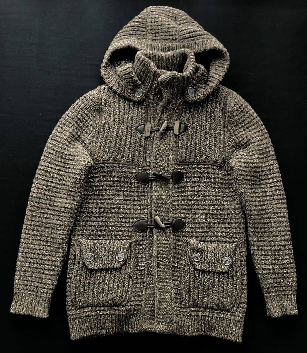  ultimate beautiful goods regular price 96800 jpy Burke ITALY made da full knitted coat Burke braided Italy made MADE IN ITALY knitted coat Bark meat thickness .3904