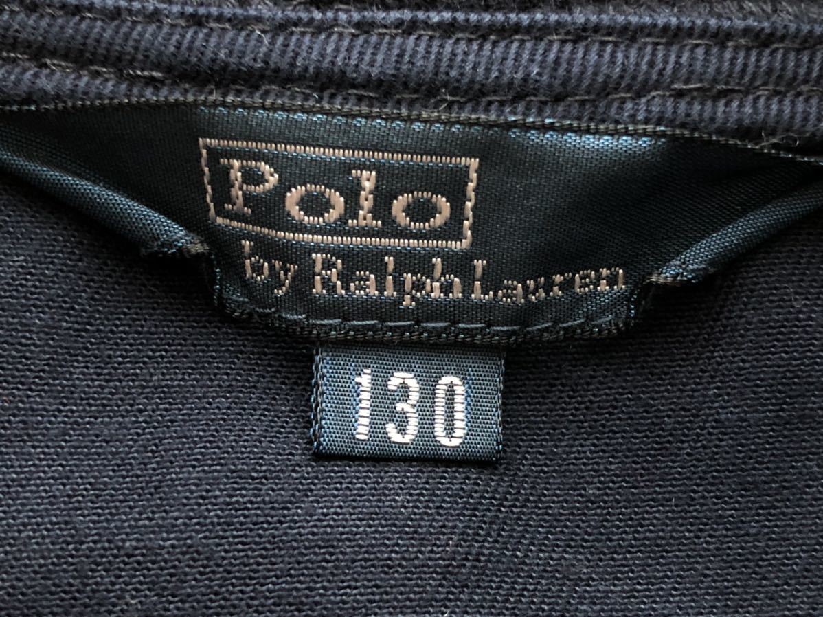 ポロ ラルフローレン キッズ130 スタジャン USA1928 R28 子供服　　ビッグロゴ デカロゴ ワッペン ロゴボタン Polo Ralph Lauren 柳6406_画像3