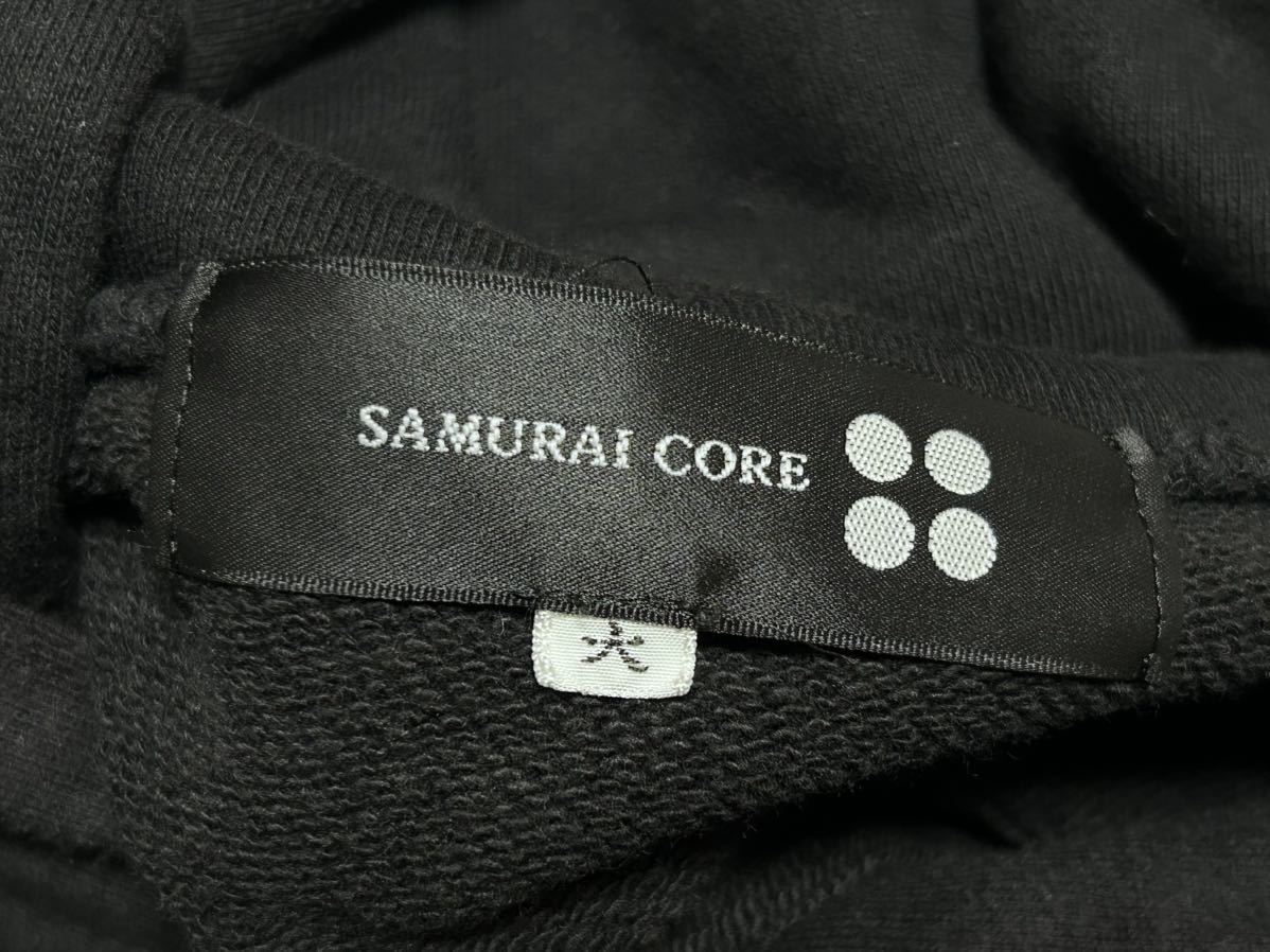 サムライコア 夜露死苦哀愁 旭日旗 フーディー スウェット パーカー　　SAMURAI CORE 刺繍 プリント ビッグロゴ デカロゴ 柳7923_画像3