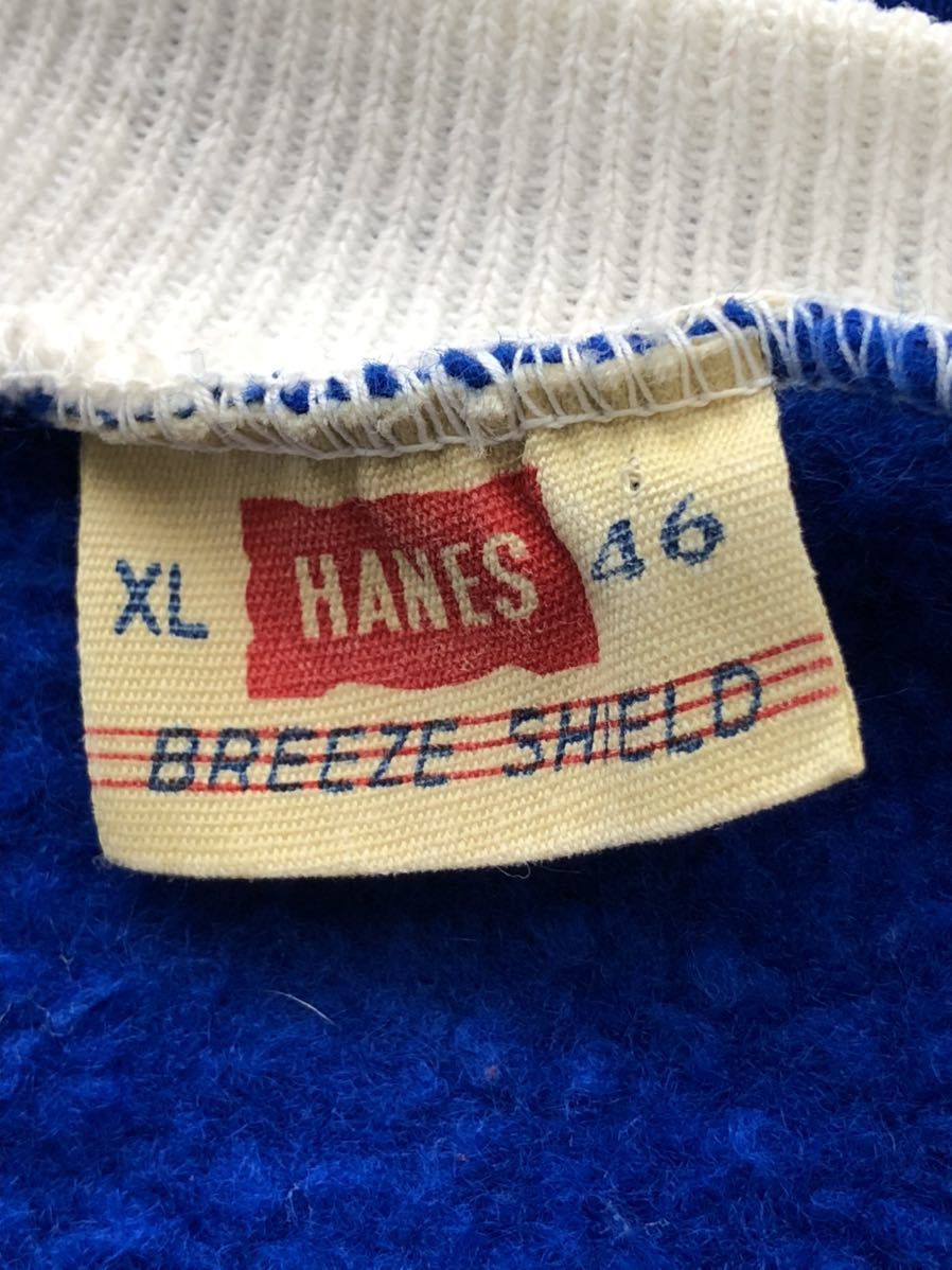 美品 60s USA製 ヘインズ 半袖 スウェット ミントコンディション　　極美品 HANES BREEZE SHIELD XL 46サイズ 60年代 ヴィンテージ 柳4857_画像3