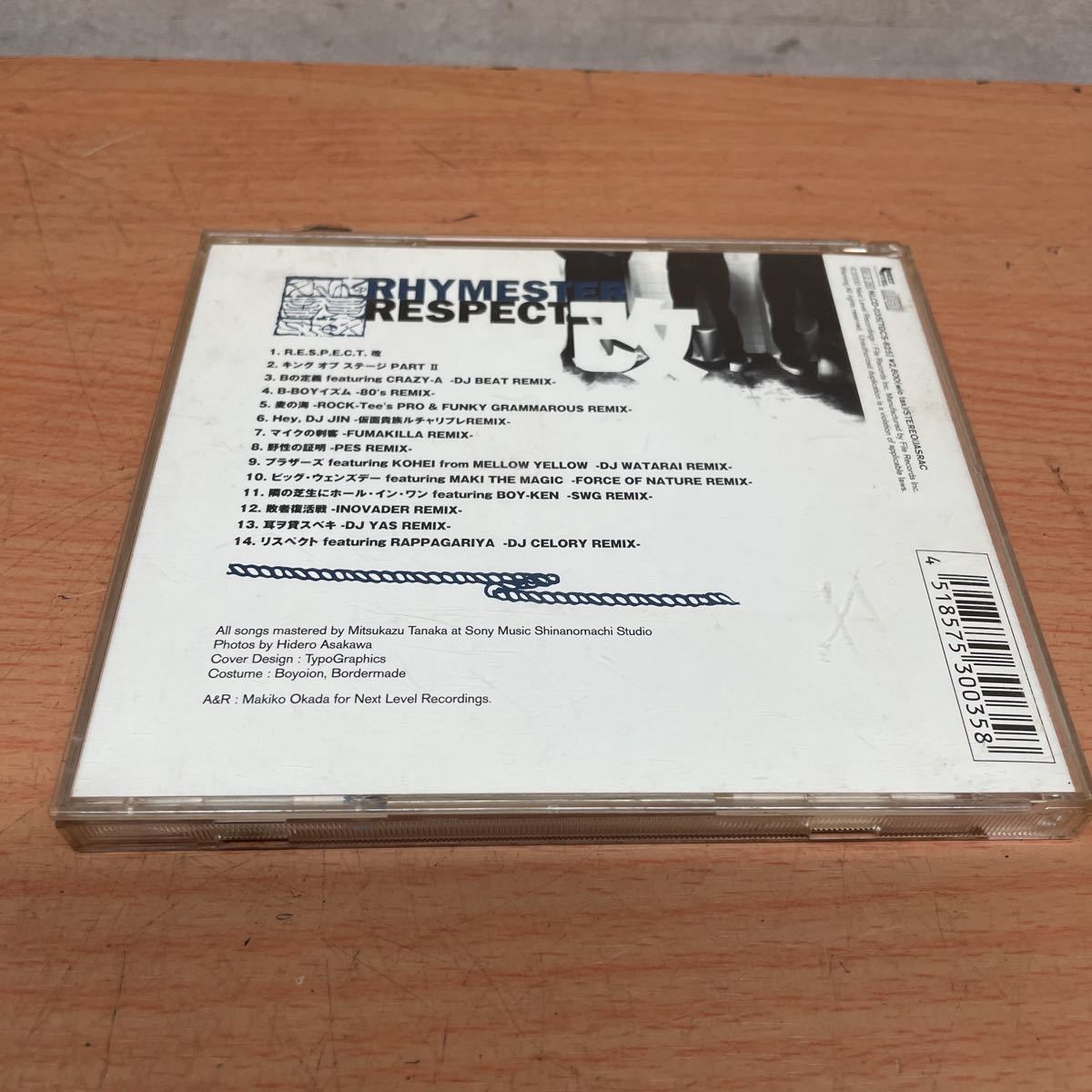 中古CDアルバム　RHYMESTER / リスペクト改_画像3