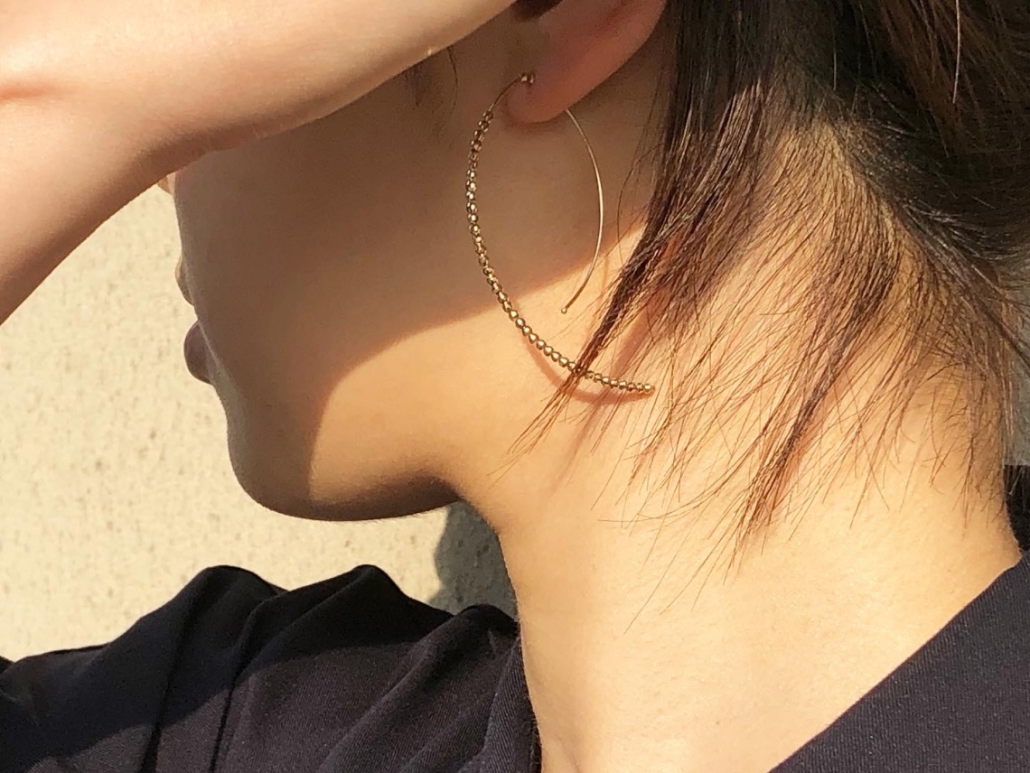 Yahoo!オークション - 美品 MIZUKI バナナピアス シルバー Yahoo!オークション - 美品 MIZUKI バナナピアス シルバー
