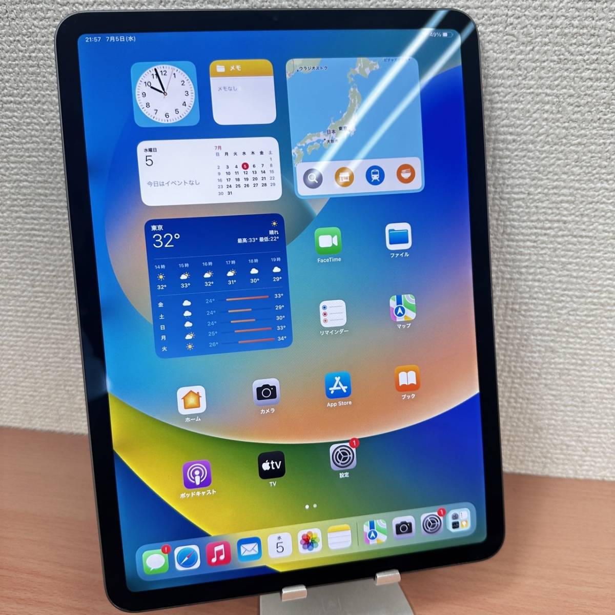 Apple美品】iPad Pro 11インチ 第2世代 128GB スペースグレー MY232 J