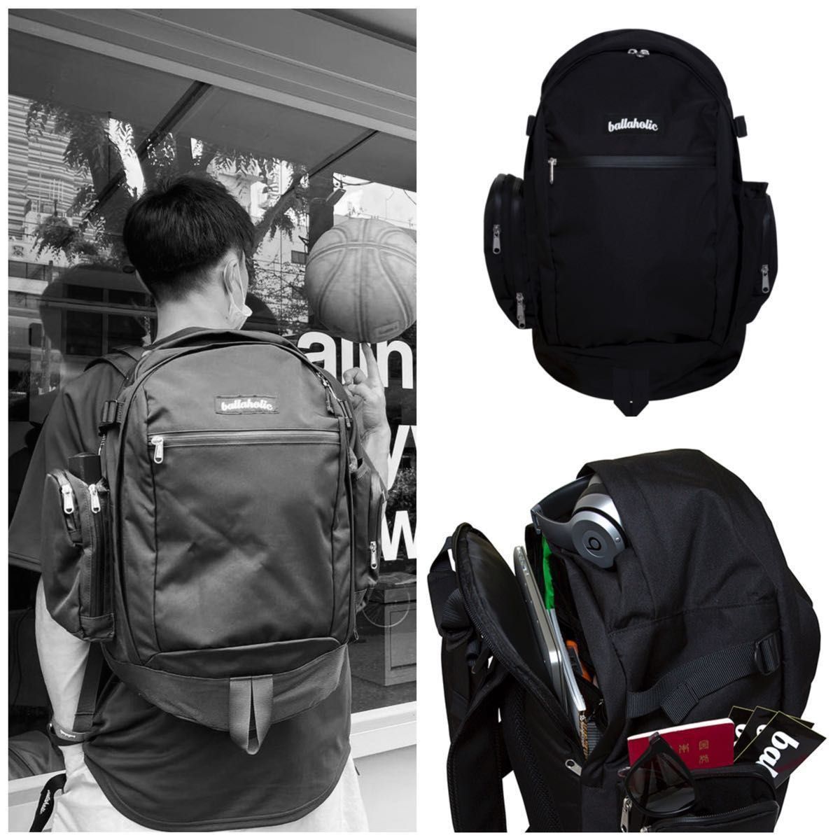 新品未使用 Ball On Journey Backpack (black)