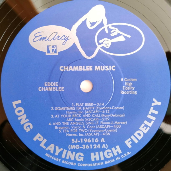 Eddie Chamblee 【国内盤 Jazz LP】 Chamblee Music　 (Nippon-Phonogram SJ-19616) / エディ・チャンブリー_画像4