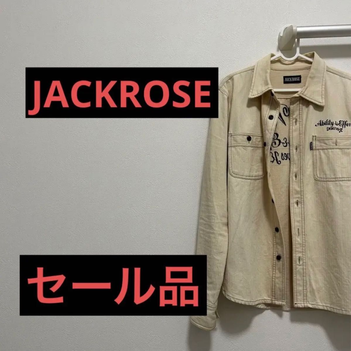 JACK ROSE ジャケット　サイズ：4　セール品　長袖　メンズ デニム