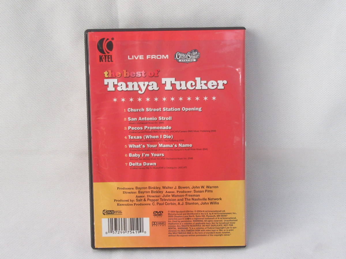 【DVD】海外盤 the best of Tanya Tucker _画像3